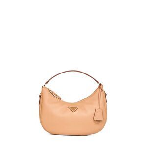 Prada Borse Women Natural Hobo Shoulder Bag